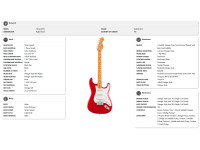 Fender Vintera III Late 50s Stratocaster Maple Fingerboard Dakota Red Fender Vintera III Late 50s Stratocaster Maple Fingerboard Dakota Red